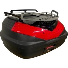 Motobisavm Wogen 50 L Arka Çanta Metal Bagaj - Siyah