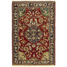 Soho Antiq Ahu Çiçekli El Dokuma Yün Halı 125X180 cm