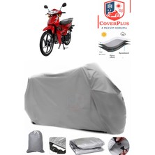 Mondial 100 Sfs  Gri Motorsiket Brandası Motor Örtüsü Çadır Su Geçirmez Motosiklet Kılıfı Motor Brandası