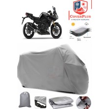 Yamaha  Fazer 8 Gri Motorsiket Brandası Motor Örtüsü Çadır Su Geçirmez Motosiklet Kılıfı Motor Brandası