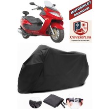 Autozel Mondial 150 Zat Motor Brandası Siyah Motorsiket Brandası Motor Örtüsü Çadır Su Geçirmez Motosiklet Kılıfı Motor Brandası