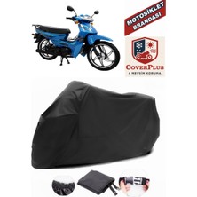 Mondial 100 Sfc Basic x Siyah Motorsiket Brandası Motor Örtüsü Çadır Su Geçirmez Motosiklet Kılıfı Motor Brandası