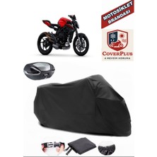 Mv Agusta Brutale 800 Rosso Siyah Arka Çanta Uyumlu Motorsiket Brandası Motor Örtüsü Çadır Su Geçirmez Motosiklet Kılıfı Motor Brandası