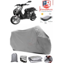 Peugeot Ludix 50 Gri Motorsiket Brandası Motor Örtüsü Çadır Su Geçirmez Motosiklet Kılıfı Motor Brandası