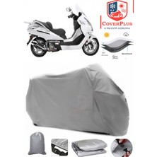 Mondial 250 Jet Max Gri Motorsiket Brandası Motor Örtüsü Çadır Su Geçirmez Motosiklet Kılıfı Motor Brandası