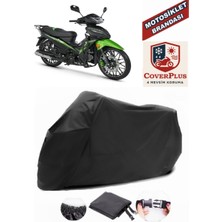 Rks Sniper 100 Siyah Motorsiket Brandası Motor Örtüsü Çadır Su Geçirmez Motosiklet Kılıfı Motor Brandası