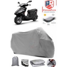 Kymco Jockey 125 Gri Motorsiket Brandası Motor Örtüsü Çadır Su Geçirmez Motosiklet Kılıfı Motor Brandası