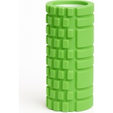 SUNYOGA Foam Roller Masaj Rulosu – Yoga, Pilates, Fitness ve Fizyoterapi İçin EVA Köpük Masaj Aleti (33x14 cm) Neon Yeşil
