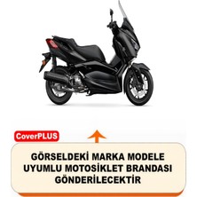 Autozel Yamaha  X-Max 125 Iron Max Motor Brandası Gri Motorsiket Brandası Motor Örtüsü Çadır Su Geçirmez Motosiklet Kılıfı Motor Brandası