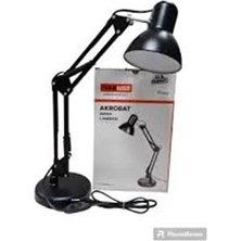Binbir Göz Bilgisayar Nisa Luce Akrobat Masa Lambası E-6493 Siyah
