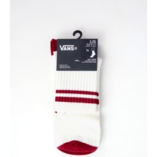Vans VN000QBSBRD1-BERGMAN Low Crew Bordo Unisex Çorap