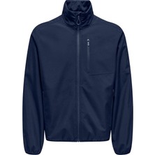 Only & Sons Onsodense Softshell Bomber Lacivert Erkek Ceket 22035755