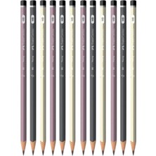 Faber-Castell Young HB Üçgen Kurşun Kalem 12 Adet Mercanlı Renk Seçenekleriyle Üstün Kalite