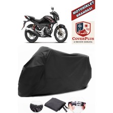 Hero T- Siyah Motorsiket Brandası Motor Örtüsü Çadır Su Geçirmez Motosiklet Kılıfı Motor Brandası