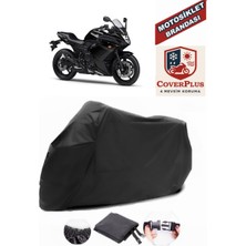 Autozel Yamaha  Xj 600 S Motor Brandası Siyah Motorsiket Brandası Motor Örtüsü Çadır Su Geçirmez Motosiklet Kılıfı Motor Brandası