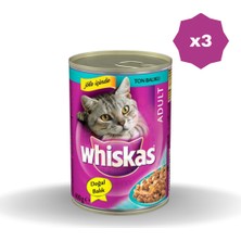 Whiskas Kedi Maması Ton Balıklı 400 gr - (3 Adet)