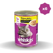 Whiskas Kedi Maması Tavuklu Kıymalı 400 gr - (6 Adet)