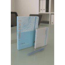 Evistro 2 Adet Çizgili Defter Ajanda - Uçlu Kalem Hediyeli Light Of Sparkle A5-A6