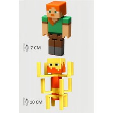 Minecraft Alex ve Blaze Set Hareketli Eklemli Figür