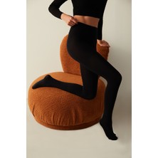 9'lu Eko Paket Siyah Mikro 200 Opak, Mat, Külotlu Çorap - Black Micro 200 Pantyhose-Pentilicious