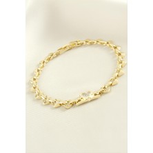 Bijuteri Net Xuping Kalp Zirkon Taşlı Lüks Çelik Bileklik