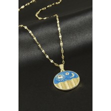 Bijuteri Net Deniz Manzaralı Lüks Çelik Kolye