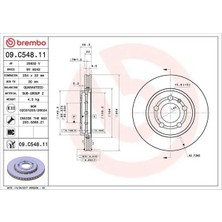 Brembo 09C54811 Arka Fren Diski 6R0615601A (2 Adet Fiyatıdır)