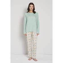 Pijadore 1902 Uzun Kollu Bayan Pijama Takım