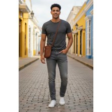 Voltaj Danny Slim Fit Kot Pantolon Gri