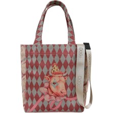 Dogo Kadın Vegan Çok Renkli Large Tote Bag - Abbie Tasarım