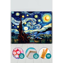 Picasso World Hobby Art Yıldızlı Gece Sayılarla Boyama Seti