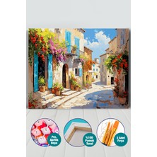 Picasso World Hobby Art Çiçekli Evler Sayılarla Boyama Seti