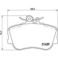 Brembo P06017 On Fren Balatasi A0024202120 A0024202220 A0054200320