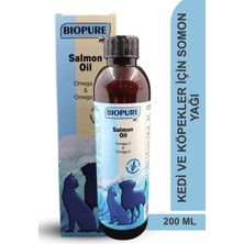 Biopure Salmon Oil Köpeğiniz ve Kediniz Için Saf Omega 3 & 6 Zenginliği Somon Yağı -