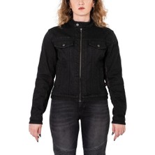 The Biker Jeans Thebikerjeans Black Ice Korumalı File Motosiklet Kot Montu Kadın