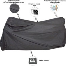 Vexo Plus Motosiklet Branda Siyah