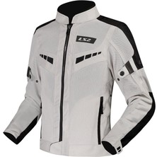 Ls2 Blade Air Yazlık Gri Korumalı Motosiklet Montu Aşınmaya Dayanıklı Polyester Malzeme ile