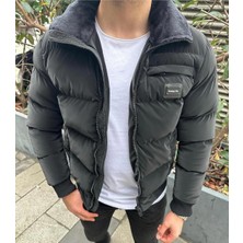 Growing Star Erkek Silim Fit Şişme Mont Antrasit