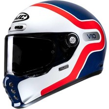Hjc V10 Retro Kapalı Motosiklet Kaskı Grape MC21