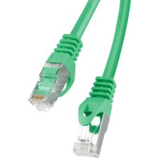 Ercontec ERFNW-MS88A-02GLSZH ,METAL/RJ45-8P8C Yeşil/2mt Blendajlı Cat6 Ethernet Kablo