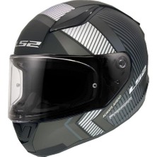 Ls2 Rapıd 2 Extra Motosiklet Kapalı Kask Siyah Gri