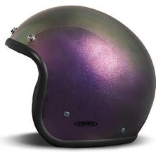 Dmd Jet Retro Açık Motosiklet Kaskı Rainbow Violet