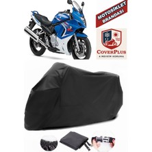 Suzuki Gsx 650 F Siyah Motorsiket Brandası Motor Örtüsü Çadır Su Geçirmez Motosiklet Kılıfı Motor Brandası