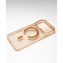 iPhone 17 Pro Max Magsafe Destekli Şeffaf Tam Koruma Kılıf – Halox