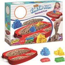 İleri Grup Tepsili Kinetik Kum Seti - Kale Temalı