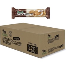 Storemax Eti Burçak Sütlü Kremalı Yulaflı Bisküvi 100 G x 12 Adet