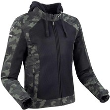 Bering Zenith Korumalı Yazlık Motosiklet Mont Siyah Kamuflaj