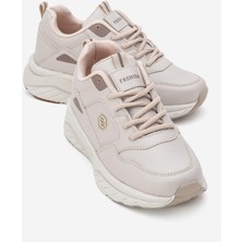 Ccway Kadın Spor Ayakkabı; Bej Taba