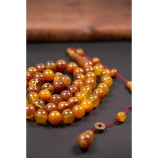 Tesbihkenti Kahverengi Özel Seri 45 Taneli Bakalit Sıkma Tesbih
