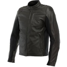 Dainese Istirice Korumalı Deri Motosiklet Montu Dark Brown